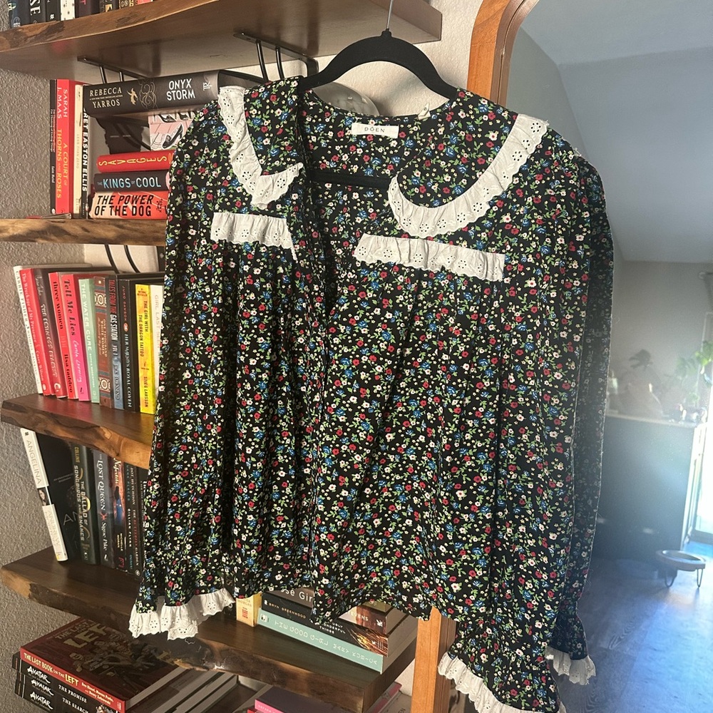 Floral Doen Top